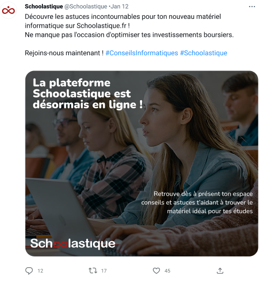 Aperçu post Schoolastique
